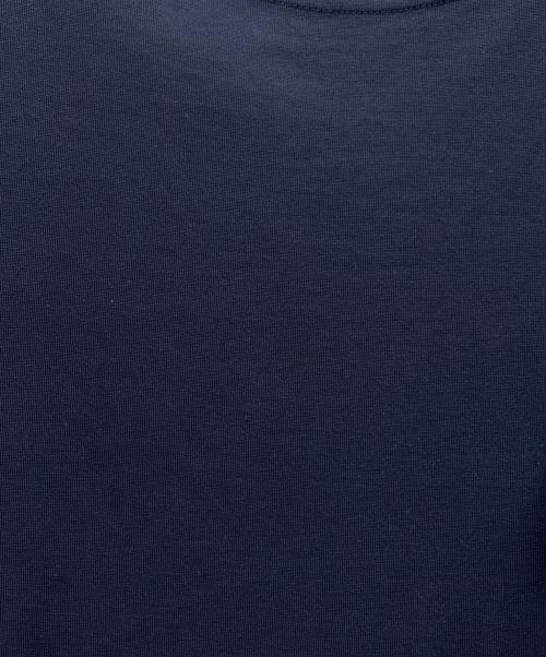 Cheval plus（シェバル プラス）Cheval plus (シェバル プラス) HUMAN WOMAN (ヒューマンウーマン) 長袖ワンピース ネイビー サイズ:Sの古着・服飾アイテム