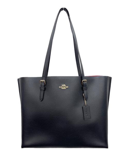 COACH（コーチ）COACH (コーチ) トートバッグ ブラック×レッドの古着・服飾アイテム