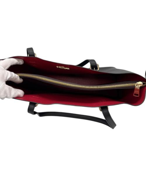 COACH（コーチ）COACH (コーチ) トートバッグ ブラック×レッドの古着・服飾アイテム