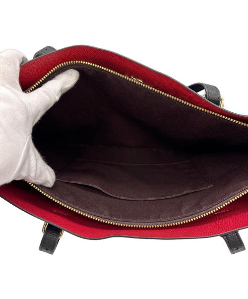 COACH（コーチ）COACH (コーチ) トートバッグ ブラック×レッドの古着・服飾アイテム