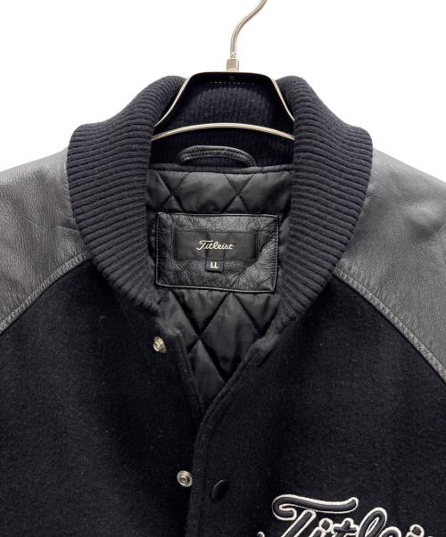 Titleist（タイトリスト）Titleist (タイトリスト) レザースタジャン ブラック サイズ:XLの古着・服飾アイテム