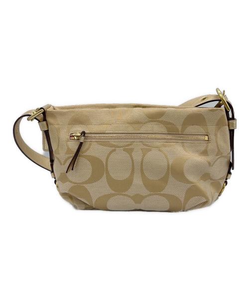 COACH（コーチ）COACH (コーチ) ショルダーバッグ ベージュ×ピンクの古着・服飾アイテム