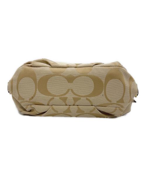 COACH（コーチ）COACH (コーチ) ショルダーバッグ ベージュ×ピンクの古着・服飾アイテム