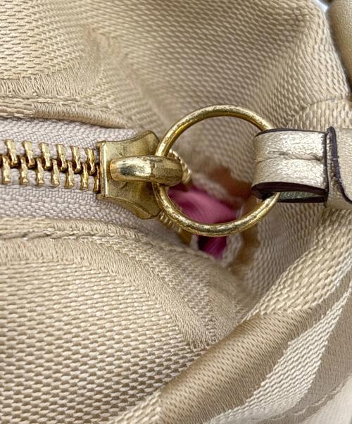 COACH（コーチ）COACH (コーチ) ショルダーバッグ ベージュ×ピンクの古着・服飾アイテム