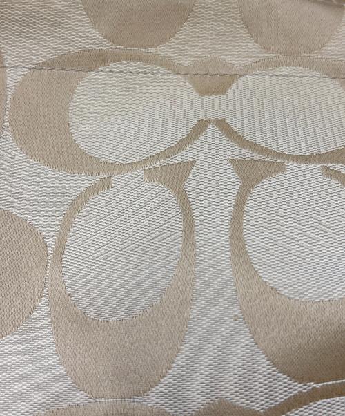 COACH（コーチ）COACH (コーチ) ショルダーバッグ ベージュ×ピンクの古着・服飾アイテム