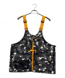 A BATHING APE×GRIP SWANY（ア ベイシング エイプ×グリップスワニー）の古着「ベスト」｜ブラック×イエロー