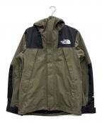 THE NORTH FACEザ ノース フェイス）の古着「マウンテンライトジャケット」｜カーキ×ブラック