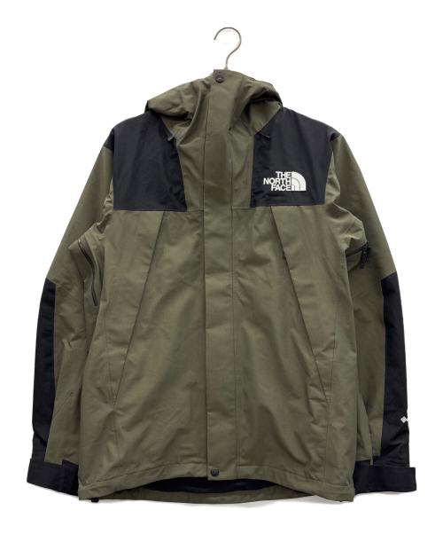 THE NORTH FACE（ザ ノース フェイス）THE NORTH FACE (ザ ノース フェイス) マウンテンライトジャケット カーキ×ブラック サイズ:Lの古着・服飾アイテム