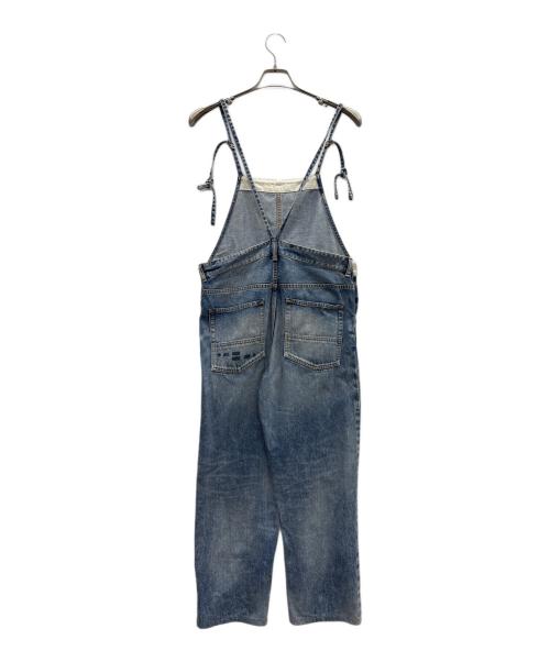 Whim Gazette（ウィムガゼット）Whim Gazette (ウィムガゼット) デニムオーバーオール ライトインディゴ サイズ:Freeの古着・服飾アイテム