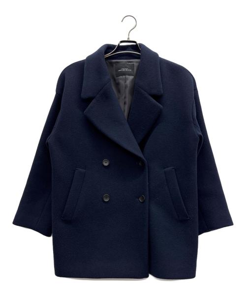 green label relaxing（グリーンレーベルリラクシング）green label relaxing (グリーンレーベルリラクシング) パイルメルトン チェスター ショート コート ネイビー サイズ:36の古着・服飾アイテム