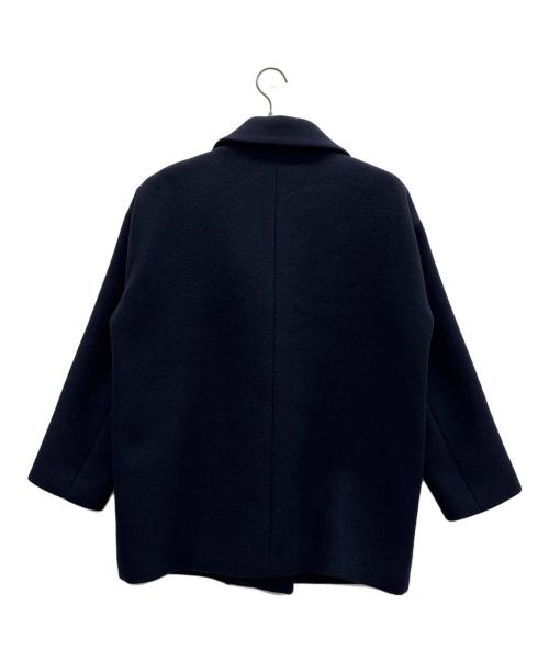 green label relaxing（グリーンレーベルリラクシング）green label relaxing (グリーンレーベルリラクシング) パイルメルトン チェスター ショート コート ネイビー サイズ:36の古着・服飾アイテム