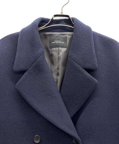 green label relaxing（グリーンレーベルリラクシング）green label relaxing (グリーンレーベルリラクシング) パイルメルトン チェスター ショート コート ネイビー サイズ:36の古着・服飾アイテム