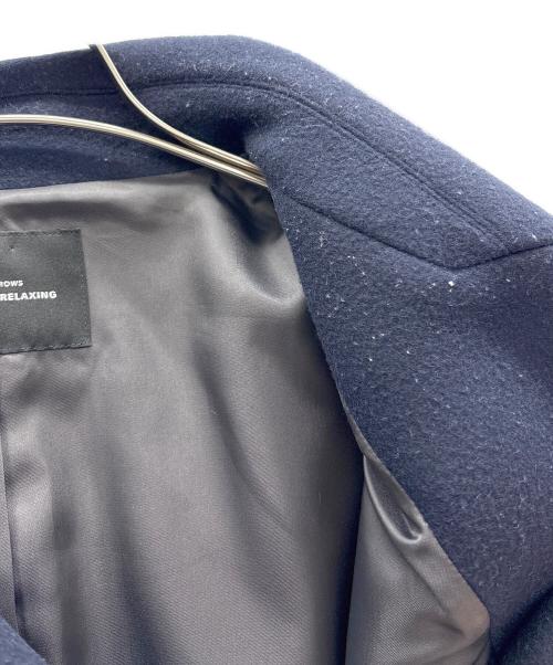 green label relaxing（グリーンレーベルリラクシング）green label relaxing (グリーンレーベルリラクシング) パイルメルトン チェスター ショート コート ネイビー サイズ:36の古着・服飾アイテム