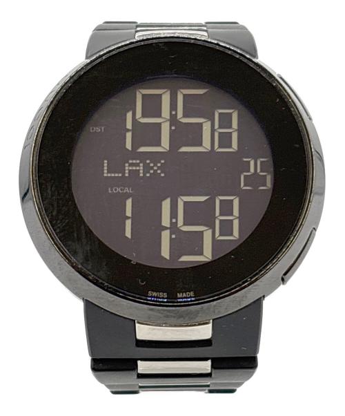 GUCCI（グッチ）GUCCI (グッチ) 腕時計 GUCCI ブラックの古着・服飾アイテム