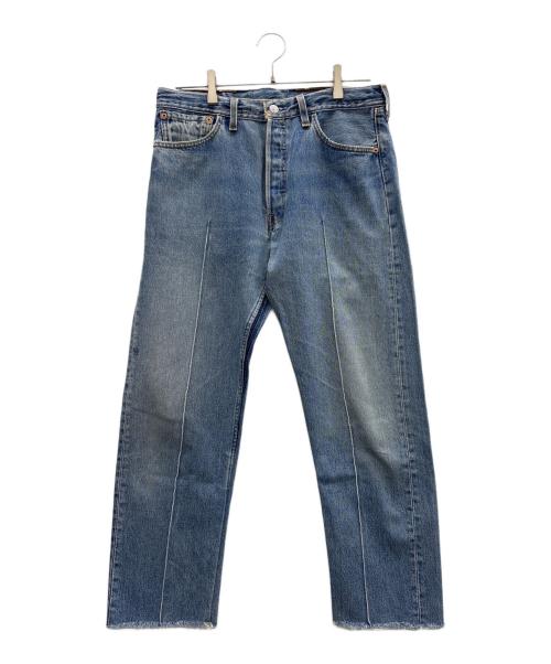 LEVI'S（リーバイス）LEVI'S (リーバイス) センタープレスデニムパンツ ライトブルー サイズ:3の古着・服飾アイテム