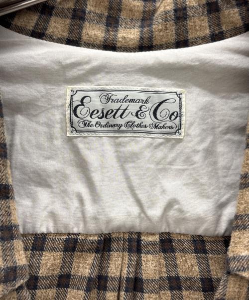EESETT&Co（イーセットアンドコー）EESETT&Co (イーセットアンドコー) ジャケット ブラウン サイズ:36の古着・服飾アイテム