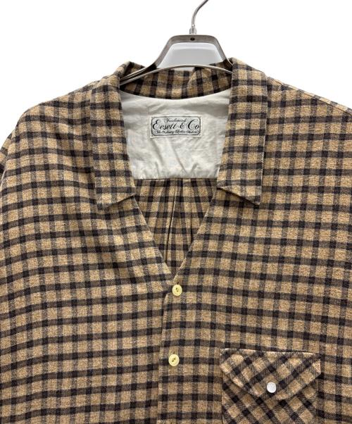 EESETT&Co（イーセットアンドコー）EESETT&Co (イーセットアンドコー) ジャケット ブラウン サイズ:36の古着・服飾アイテム