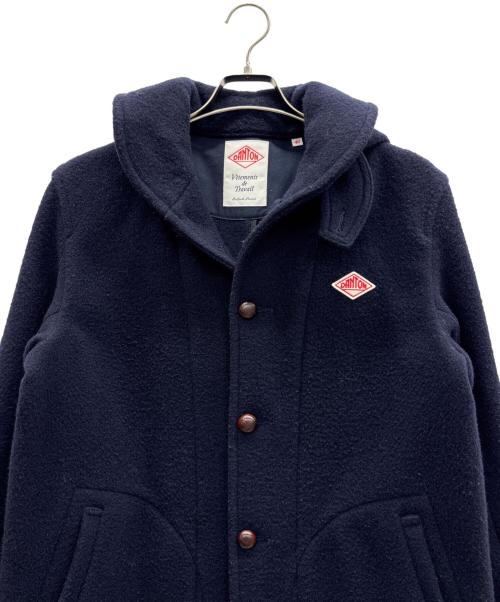 DANTON（ダントン）DANTON (ダントン) ウールモッサ2WAYフードコート ネイビー サイズ:40の古着・服飾アイテム