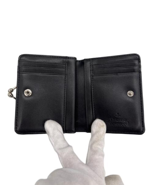 Vivienne Westwood（ヴィヴィアンウエストウッド）Vivienne Westwood (ヴィヴィアンウエストウッド) 2つ折り財布 ブラックの古着・服飾アイテム