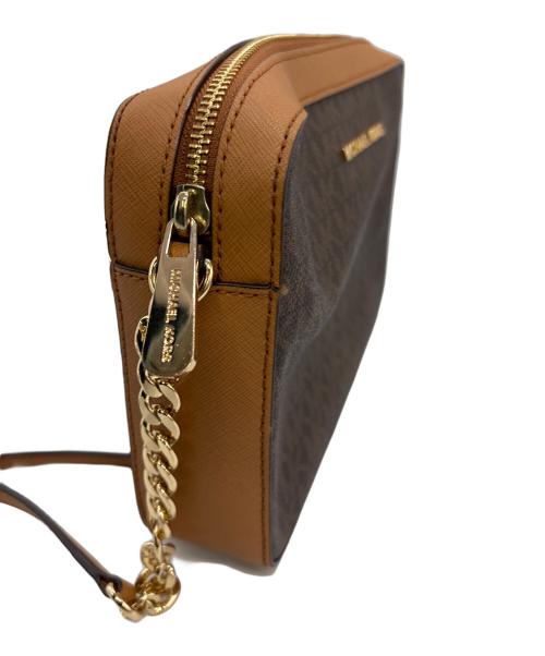 MICHAEL KORS（マイケル・コース）MICHAEL KORS (マイケル・コース) ショルダーバッグ ブラウンの古着・服飾アイテム