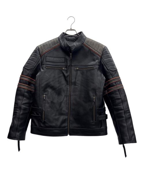 URBANBARON（アーバンバロン）URBANBARON (アーバンバロン) シングルライダースジャケット ブラック サイズ:XLの古着・服飾アイテム