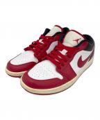 NIKEナイキ）の古着「AIR JORDAN 1 LOW」｜ホワイト×レッド