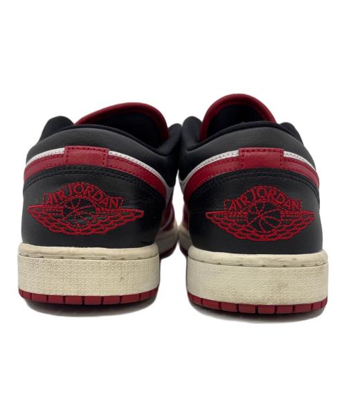NIKE（ナイキ）NIKE (ナイキ) AIR JORDAN 1 LOW ホワイト×レッド サイズ:27.5の古着・服飾アイテム
