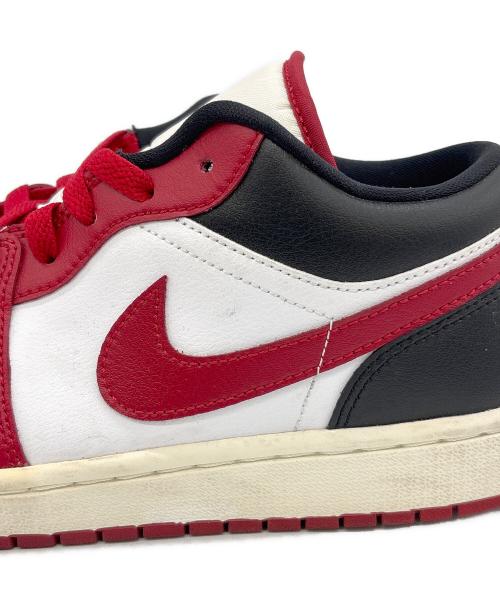 NIKE（ナイキ）NIKE (ナイキ) AIR JORDAN 1 LOW ホワイト×レッド サイズ:27.5の古着・服飾アイテム