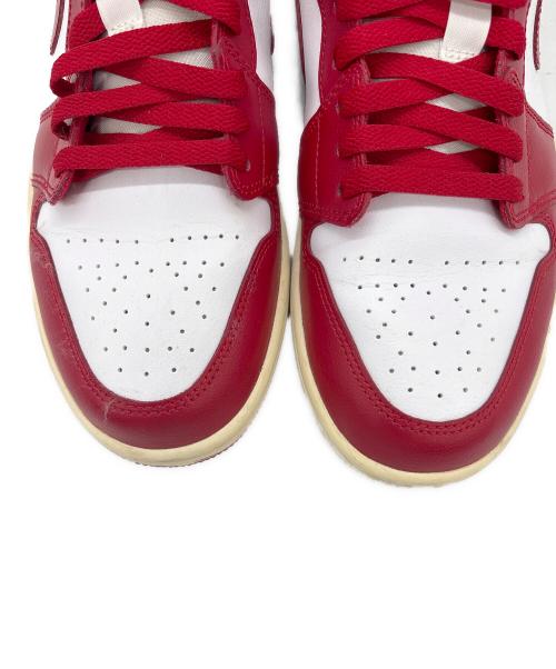 NIKE（ナイキ）NIKE (ナイキ) AIR JORDAN 1 LOW ホワイト×レッド サイズ:27.5の古着・服飾アイテム
