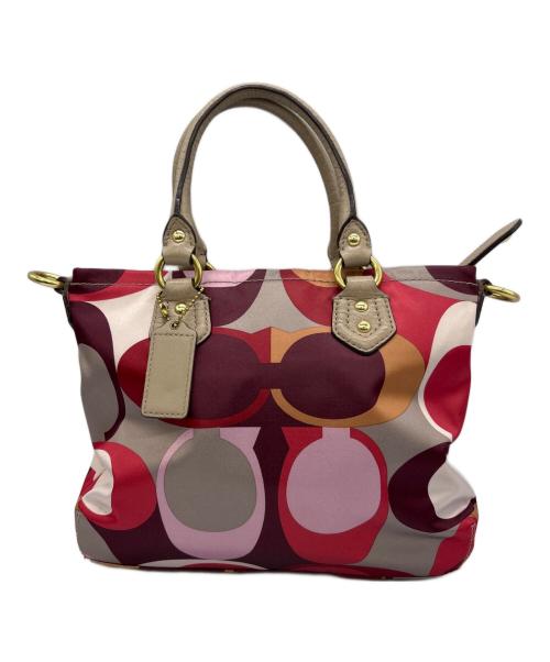 COACH（コーチ）COACH (コーチ) アシュレイスカーフプリントミニトート マルチカラーの古着・服飾アイテム