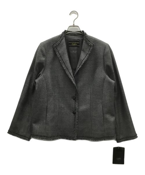 Leilian（レリアン）Leilian (レリアン) セットアップスーツ グレー サイズ:17+ 未使用品の古着・服飾アイテム