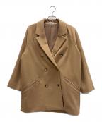 EVERYDAY I LIKE.エヴリデイ アイ ライク）の古着「ダブルチェスターコート」｜ブラウン