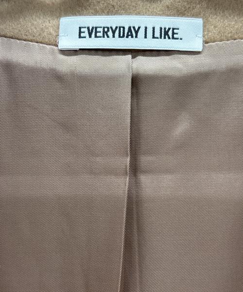 EVERYDAY I LIKE.（エヴリデイ アイ ライク）EVERYDAY I LIKE. (エヴリデイ アイ ライク) ダブルチェスターコート ブラウン サイズ:表記無しの古着・服飾アイテム