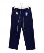 快晴堂カイセイドウ）の古着「リングウール ステートジャージーパンツ」｜ネイビー