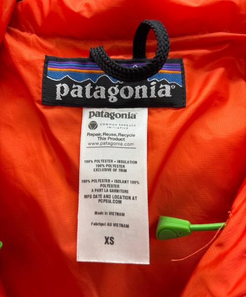 Patagonia（パタゴニア）Patagonia (パタゴニア) ダスパーカー スカイブルー×オレンジ サイズ:XSの古着・服飾アイテム
