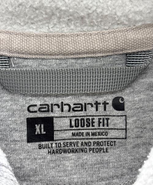 CarHartt（カーハート）CarHartt (カーハート) プルオーバーパーカー グレー サイズ:XLの古着・服飾アイテム