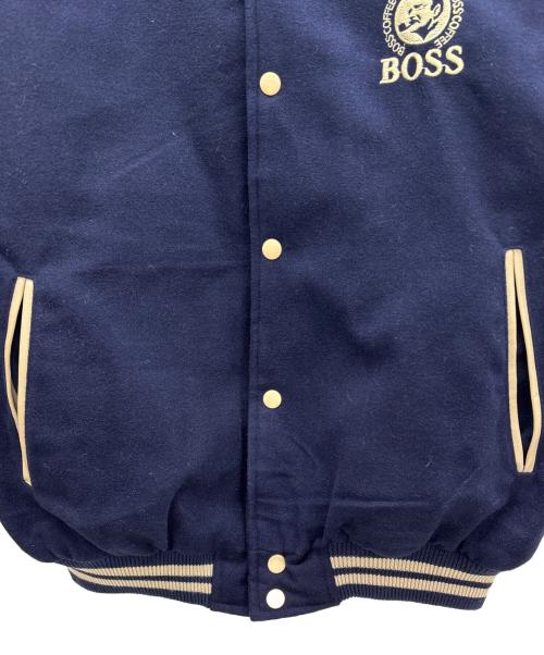 BOSS（ボス）BOSS (ボス) スタジャン ネイビー×ベージュ サイズ:不明の古着・服飾アイテム