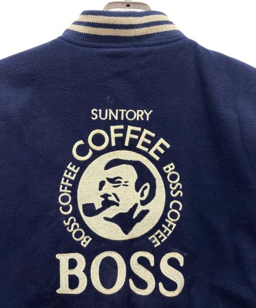 BOSS（ボス）BOSS (ボス) スタジャン ネイビー×ベージュ サイズ:不明の古着・服飾アイテム