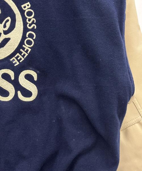 BOSS（ボス）BOSS (ボス) スタジャン ネイビー×ベージュ サイズ:不明の古着・服飾アイテム