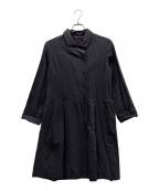 mon sakataモンサカタ）の古着「コート」｜チャコールグレー