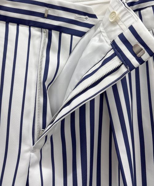 Jean Paul GAULTIER（ジャンポールゴルチェ）Jean Paul GAULTIER (ジャンポールゴルチェ) ストライプパンツ ホワイト×ブルー サイズ:40の古着・服飾アイテム