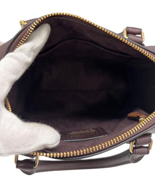 COACH（コーチ）COACH (コーチ) 2WAYショルダーバッグ ブラック×ブラウンの古着・服飾アイテム