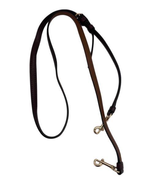 COACH（コーチ）COACH (コーチ) 2WAYショルダーバッグ ブラック×ブラウンの古着・服飾アイテム