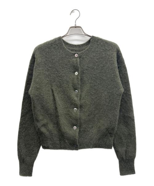 Spick and Span（スピックアンドスパン）Spick and Span (スピックアンドスパン) アルパカ2wayカーディガン カーキ サイズ:Free 未使用品の古着・服飾アイテム