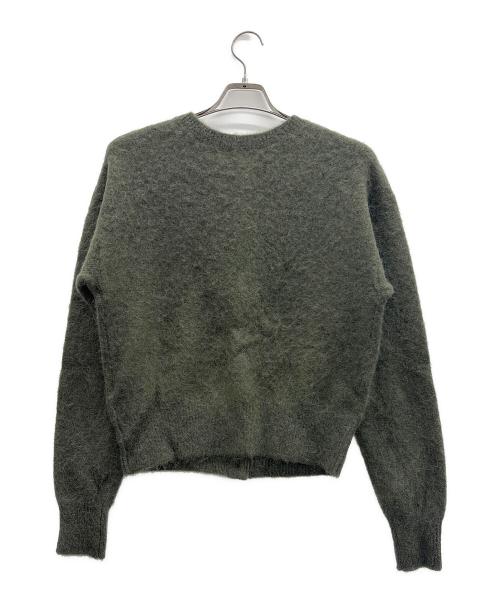 Spick and Span（スピックアンドスパン）Spick and Span (スピックアンドスパン) アルパカ2wayカーディガン カーキ サイズ:Free 未使用品の古着・服飾アイテム