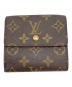 LOUIS VUITTON（ルイ ヴィトン）の古着「3つ折り財布」｜ブラウン