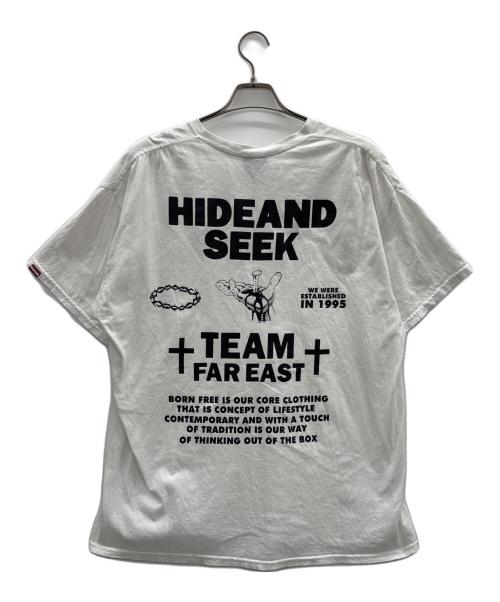 HIDE AND SEEK（ハイドアンドシーク）HIDE AND SEEK (ハイドアンドシーク) Tシャツ ホワイト サイズ:XLの古着・服飾アイテム