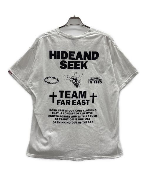 HIDE AND SEEK（ハイドアンドシーク）HIDE AND SEEK (ハイドアンドシーク) Tシャツ ホワイト サイズ:XLの古着・服飾アイテム