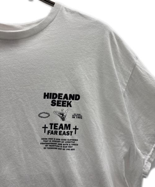 HIDE AND SEEK（ハイドアンドシーク）HIDE AND SEEK (ハイドアンドシーク) Tシャツ ホワイト サイズ:XLの古着・服飾アイテム