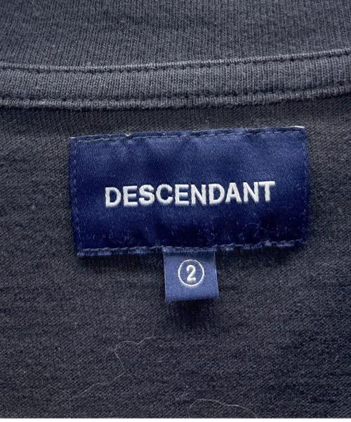 DESCENDANT（ディセンダント）DESCENDANT (ディセンダント) ロングスリーブカットソー ブラック サイズ:2の古着・服飾アイテム